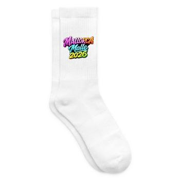 Mallorca, Malle, 2026 - Tennissocken - Weiß - Rechts