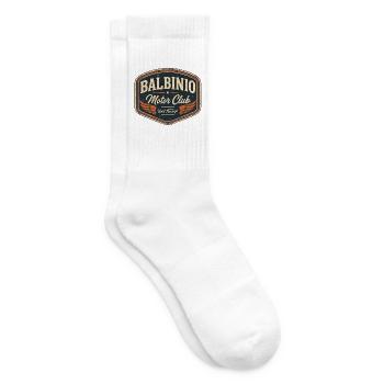 Balbinio Motor Club Vintage Badge - Tennis socks - white - Right