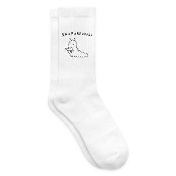 Raupüberfall - Tennissocken - Weiß - Rechts