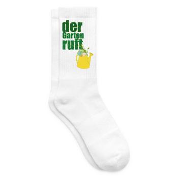 der garten ruft - Tennissocken - Weiß - Rechts