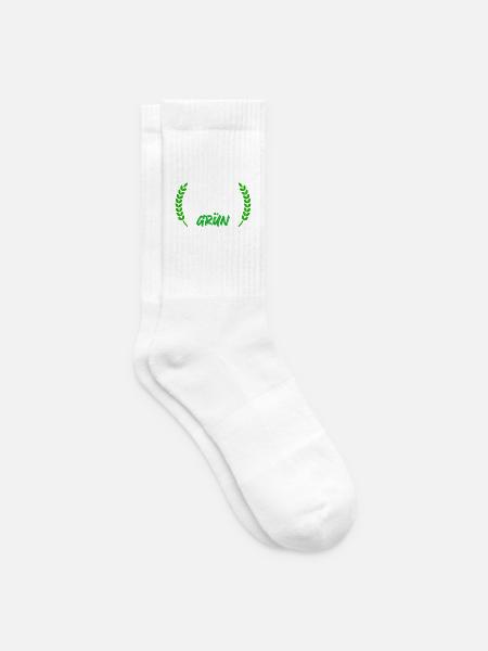 Koeln_bleibt_gruen_-_kranz_gruen_ - Tennissocken - Weiß