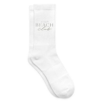 Amalfi Beach Club Logo - Tennis socks - white - Right
