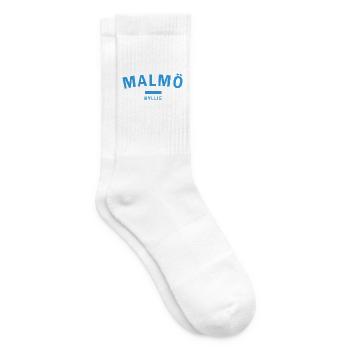 Horizon coloré de la ville de Malmö Hyllie - Chaussettes de tennis - blanc - Droite