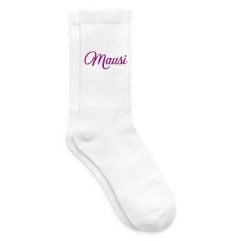 Mausi_-_spruch_ - Tennissocken - Weiß - Rechts