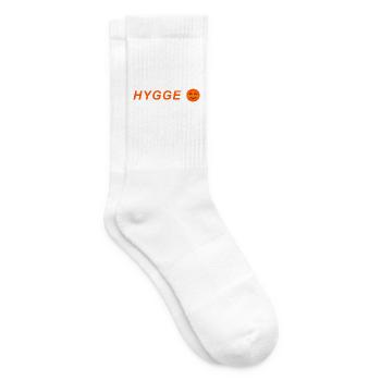 Plaisirs d’hiver avec des récifs souriants - Chaussettes de tennis - blanc - Droite