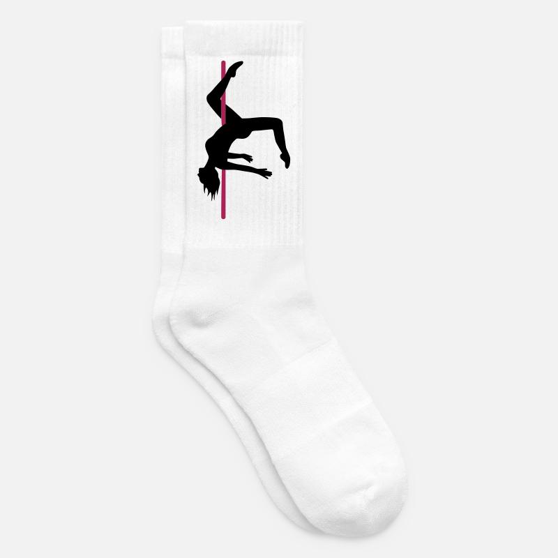 Poledance Scorpio - Tennissocken - Weiß