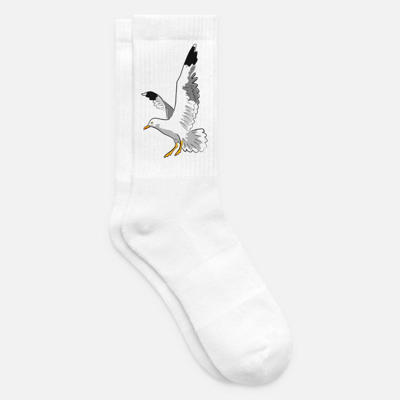 mouette - Chaussettes de tennis - blanc