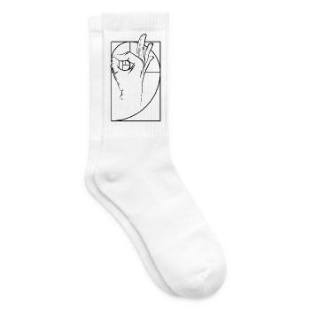 Gotcha troll - Tennis socks - white - Right