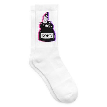 koko clown - Tennis socks - white - Right