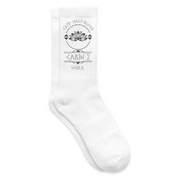 Cabin #2 in Camp Half Blood, Child of Hera - Tennis socks - white - Right