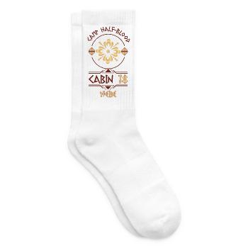 Cabin #18 in Camp Half Blood, Child of Hebe - Tennis socks - white - Right