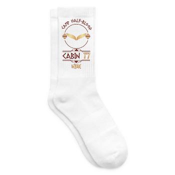 Cabin #17 in Camp Half Blood, Child of Goddess Nik - Tennis socks - white - Right