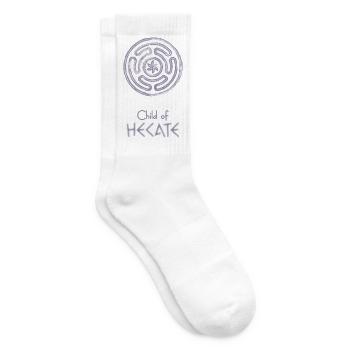 Child of Hecate – Percy Jackson inspired design - Tennis socks - white - Right