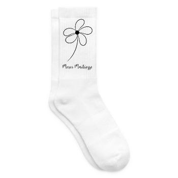 MAÎTRESSE. MAITRE. MERCI. MERCI MAÎTRESSE. FLEUR - Chaussettes de tennis - blanc - Droite