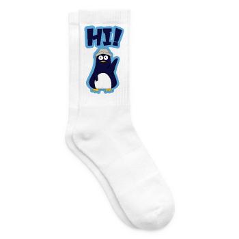 Pingiun Stevie - Tennis socks - white - Right