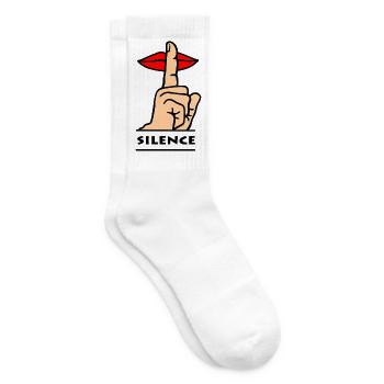 Finger for the red mouth - Tennis socks - white - Right