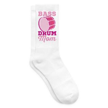 Große Trommel Mama - Tennissocken - Weiß - Rechts