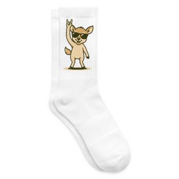 Forest Edge Rocker Fawn - Tennis socks - white - Right