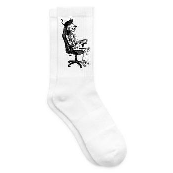 Squelette de jeu - Chaussettes de tennis - blanc - Droite