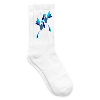 Blue Bird - Tennis socks - white - Right