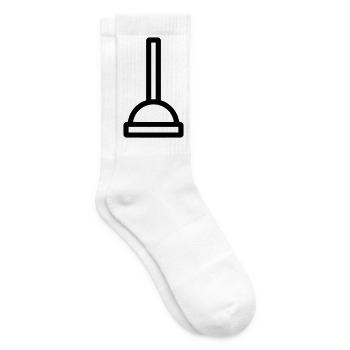 suction cup - Tennis socks - white - Right