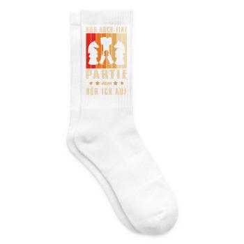 Schachspieler Geschenke Schach Zubehör Schachbrett - Tennissocken - Weiß - Rechts