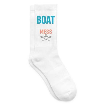 Les poils de mer s’en fichent - Chaussettes de tennis - blanc - Droite