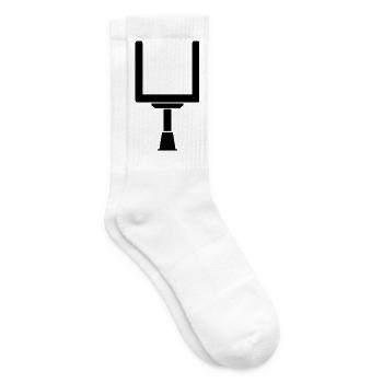 American football goal - Tennis socks - white - Right