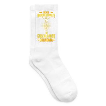Cheerleader Grandmother - Tennis socks - white - Right