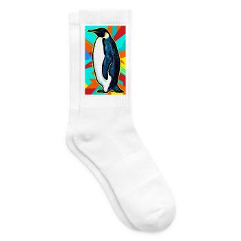 Pinguin - Tennissocken - Weiß - Rechts