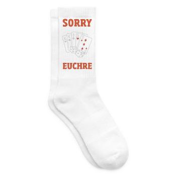 Je suis désolé d’être trop tard - Chaussettes de tennis - blanc - Droite