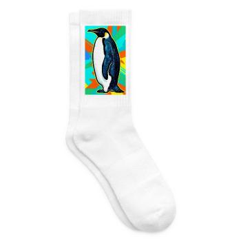 penguin - Tennis socks - white - Right