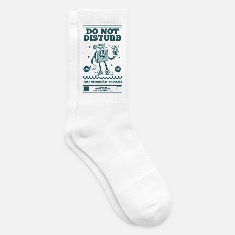 Ne pas interrompre l’ouverture de paquets en cours de trading - Chaussettes de tennis - blanc