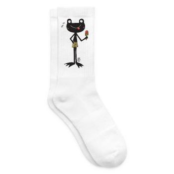 Frosch mit Eis - Tennis socks - white - Right
