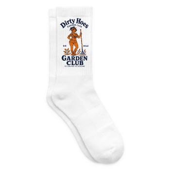 Dirty Hoes Garden Club Organic Gardening - Tennis socks - white - Right