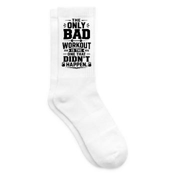  Motivierendes Workout, Bodybuilder, - Tennissocken - Weiß - Rechts