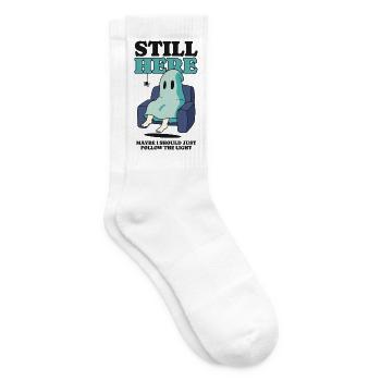 Buh Gespenst - Tennissocken - Weiß - Rechts