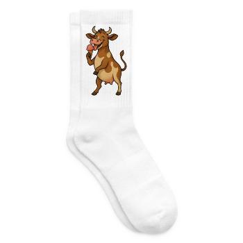 Coole Kuh - Tennissocken - Weiß - Rechts