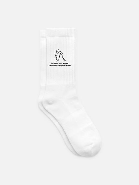 Mindestlohn und Leistungsgerecht - Tennissocken - Weiß
