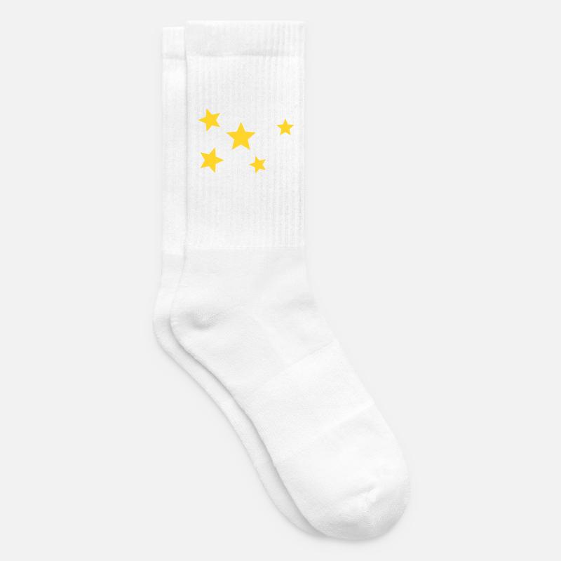 Étoiles - Chaussettes de tennis - blanc