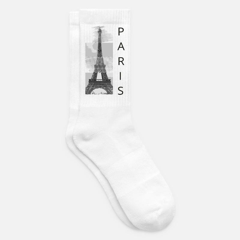paris - Tennissocken - Weiß