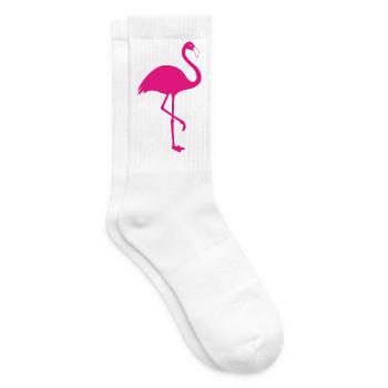 Flamingo pink Sommer Sonne Strand - Tennissocken - Weiß - Rechts