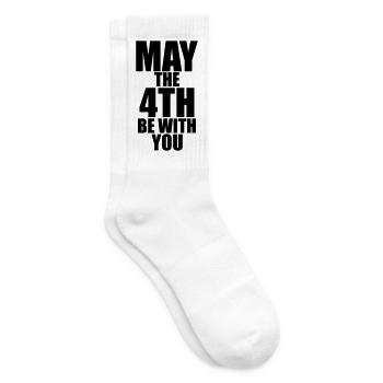 May the 4th be with you - Chaussettes de tennis - blanc - Droite