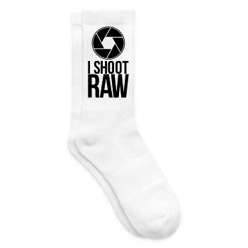shoot raw - Tennis socks - white - Right