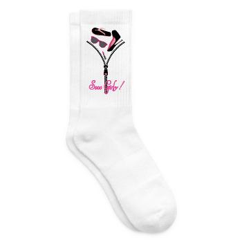 So Girly - Tennis socks - white - Right