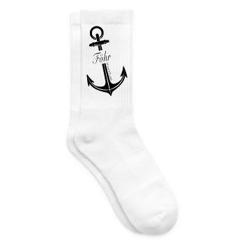 Föhr - Tennissocken - Weiß - Rechts