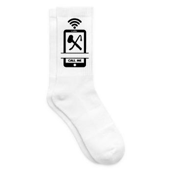 Call me phone the wrecker - Tennis socks - white - Right