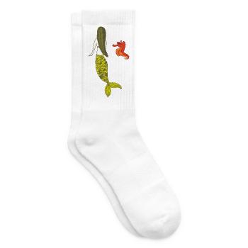 meerjungfrau date mit seepferdchen - Tennissocken - Weiß - Rechts