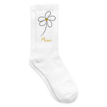 GELIEBTE. VIELEN DANK. DANKE HERRIN. GELIEBTE - Tennissocken - Weiß - Rechts
