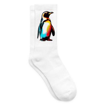 Penguin - Tennis socks - white - Right